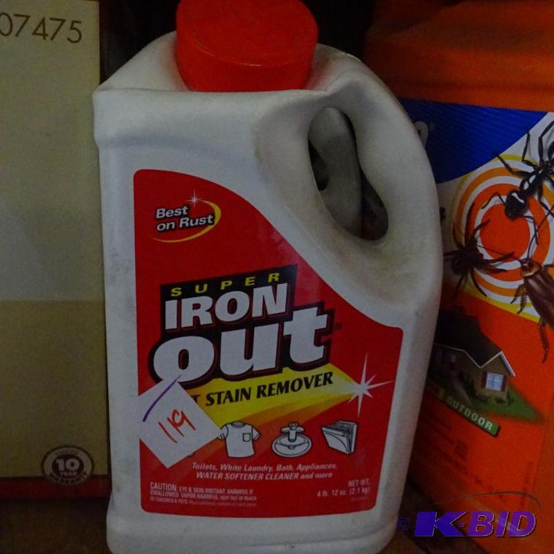 New bottle of super iron out rust stain remov...