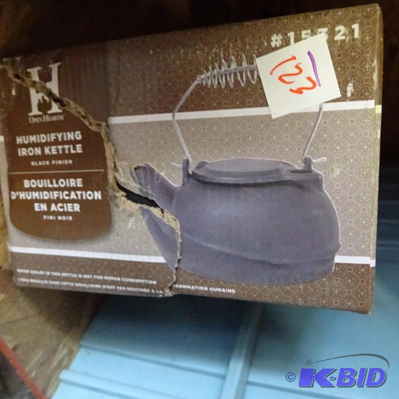 New open-hearth brand humidifying iron kettle...