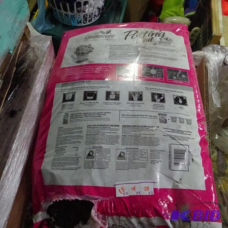 New qty 2 bags of Osmocote potting soil. Each...