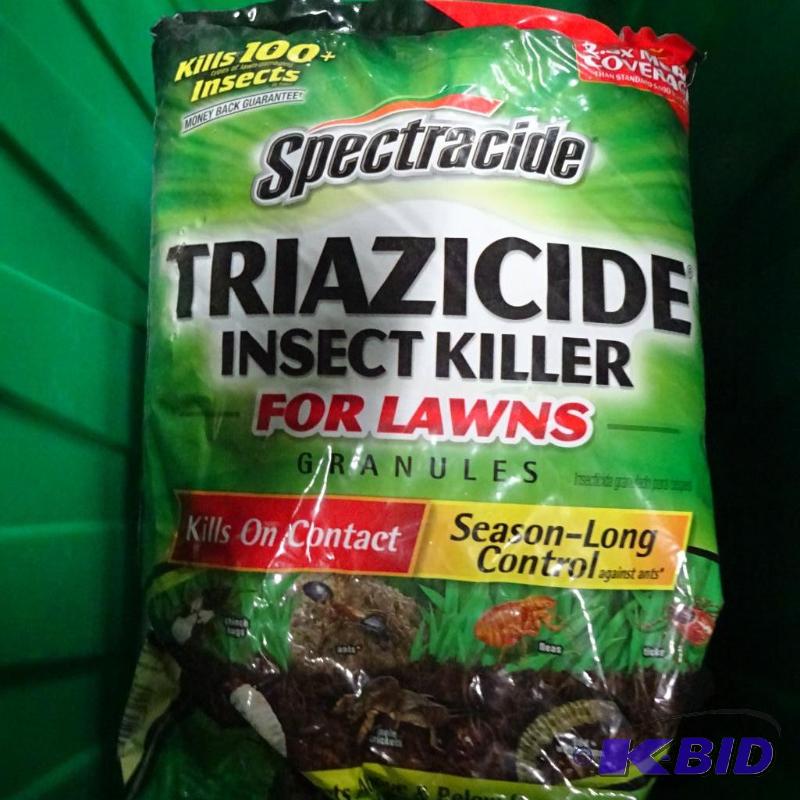 Approximately 35 pounds Spectracide triazicid...