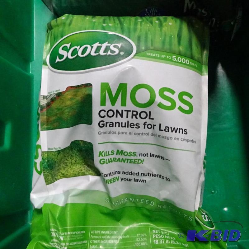 Approximately 37 pounds Moss control for lawn...