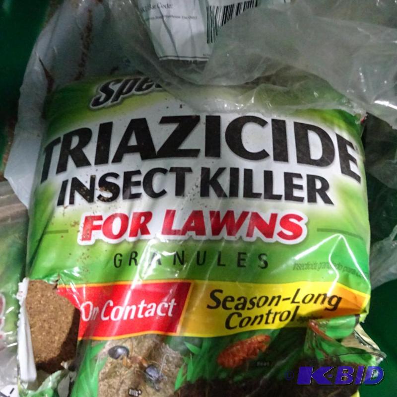 Approximately 25 pounds Spectracide triazicid...