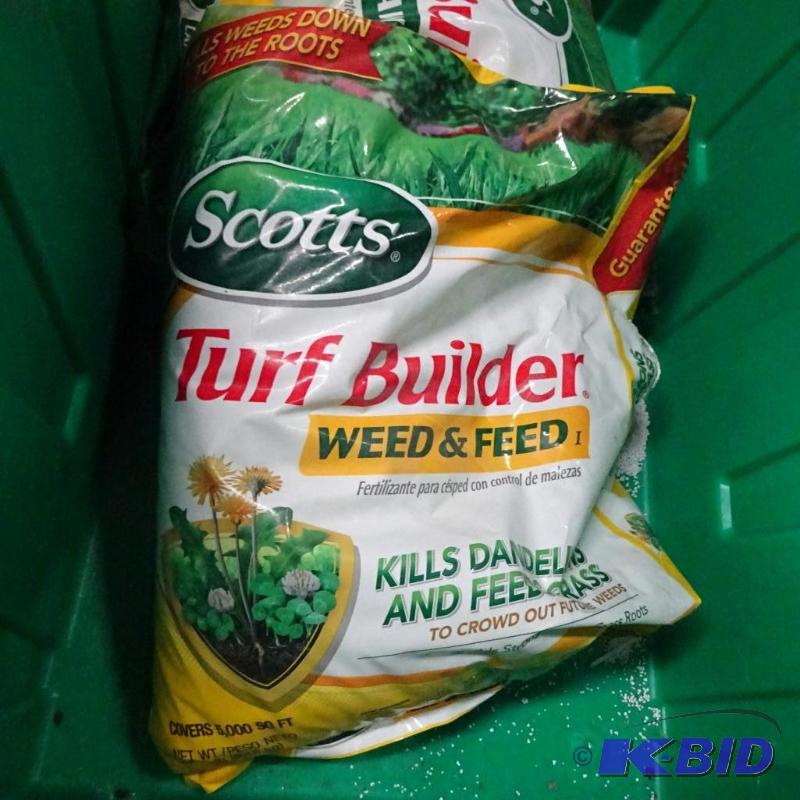 Approximately 24 pounds Scotts brand weed and...