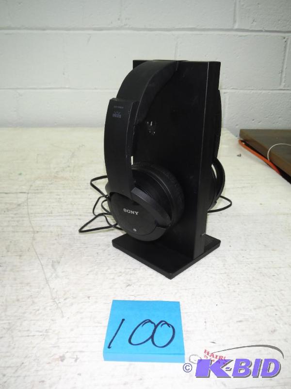 Sony MDRRF985RK Wireless RF Headphone, Black