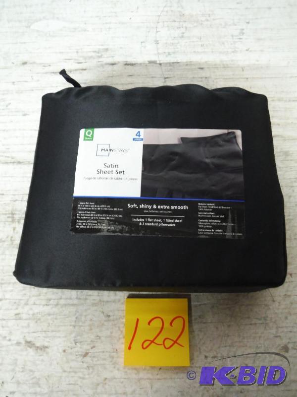 Mainstays Satin Sheet Set
