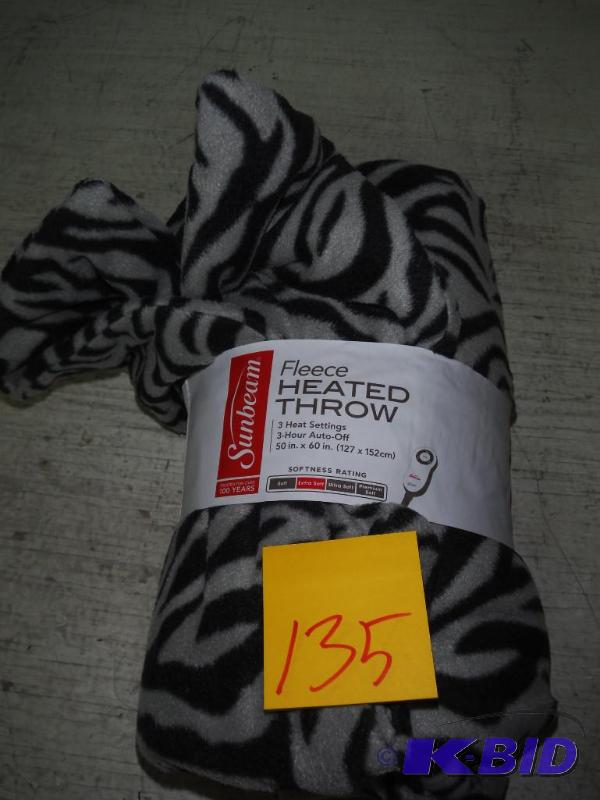 Sunbeam Fleece heated Throw 50x 60