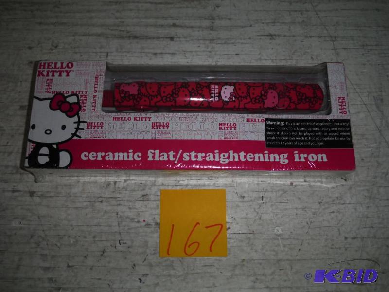 Hello Kitty Ceramic Flat Staighting Iron
