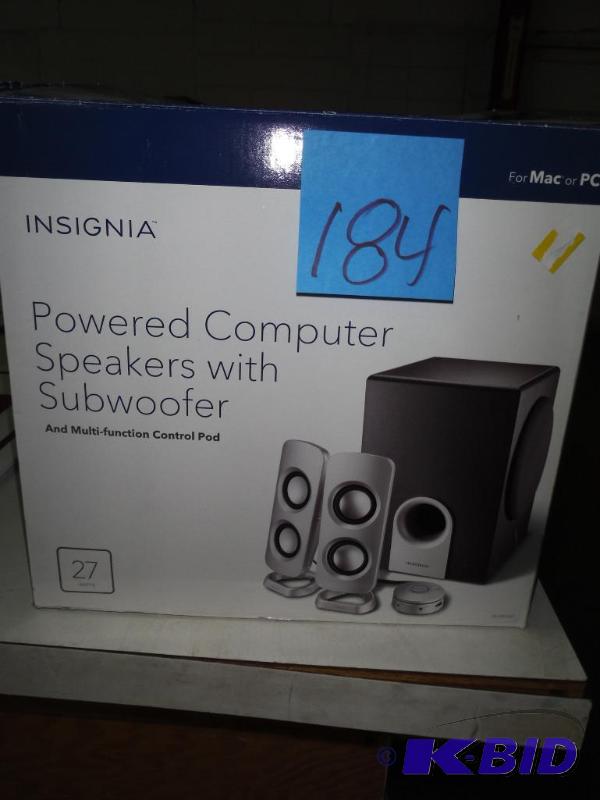 Insinia Powered Computer speakers with Subwoofer