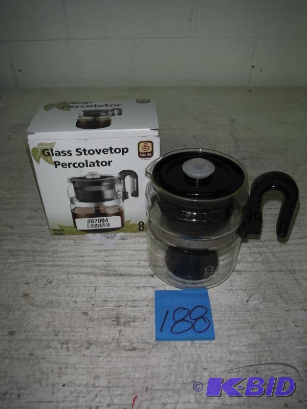 Glass Stovetop Percolator