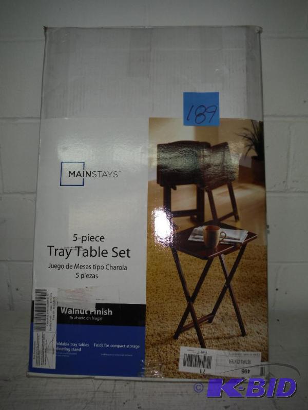 Mainstays 5 pc. Tray Table Set