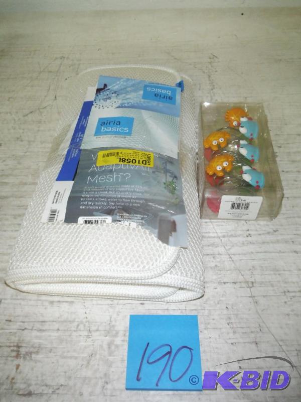 Shower Mat and Shower Hooks