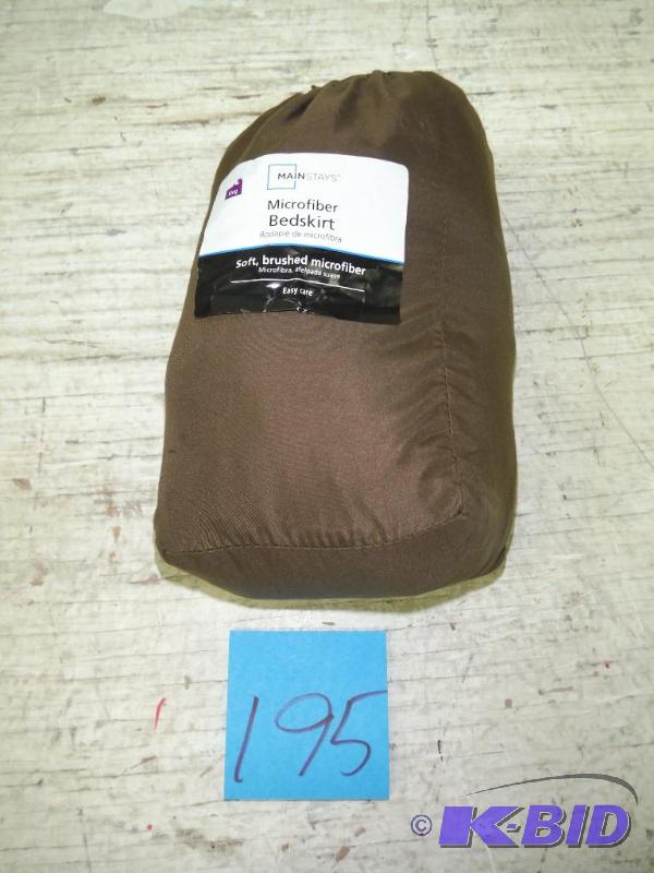Mainstays Microfiber Bedskirt  (King), Brown