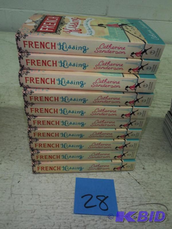 Lot of 10 French Kissing Books