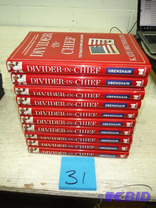 Lot of 10 Divider-in-Chief The Fraud of Hope and Change