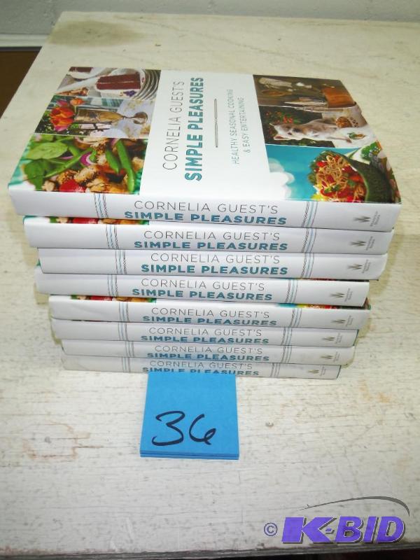 Lot of 8 Cornelia Guests Simple Pleasures Healthy Seasonal Cooking and Easy Entertaining
