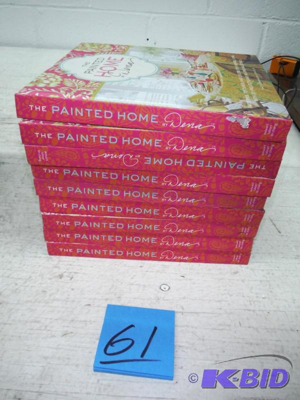 Lot of 9 The Painted Home by Dena Patterns, Textures, and Colors for Inspired Living with 20 Projects and an Original Stencil