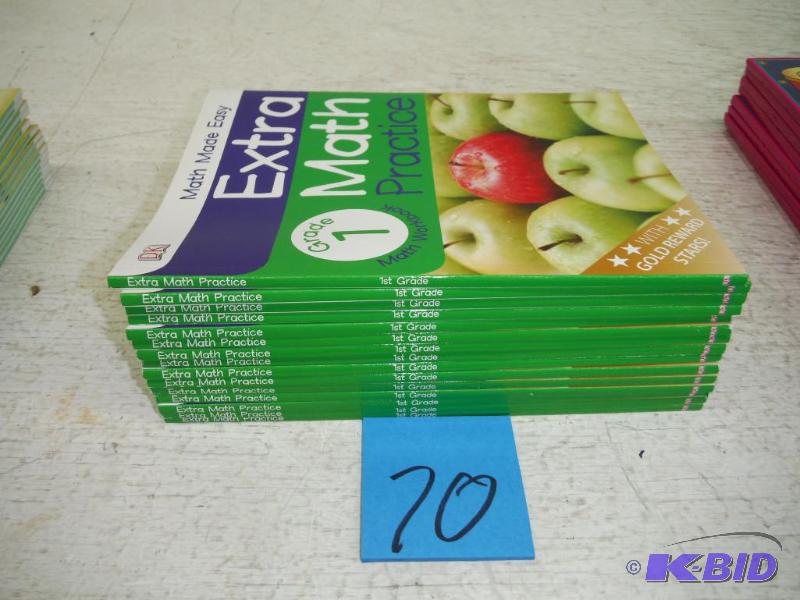 Lot of 15 Extra Math Practice First Grade (Math Made Easy)