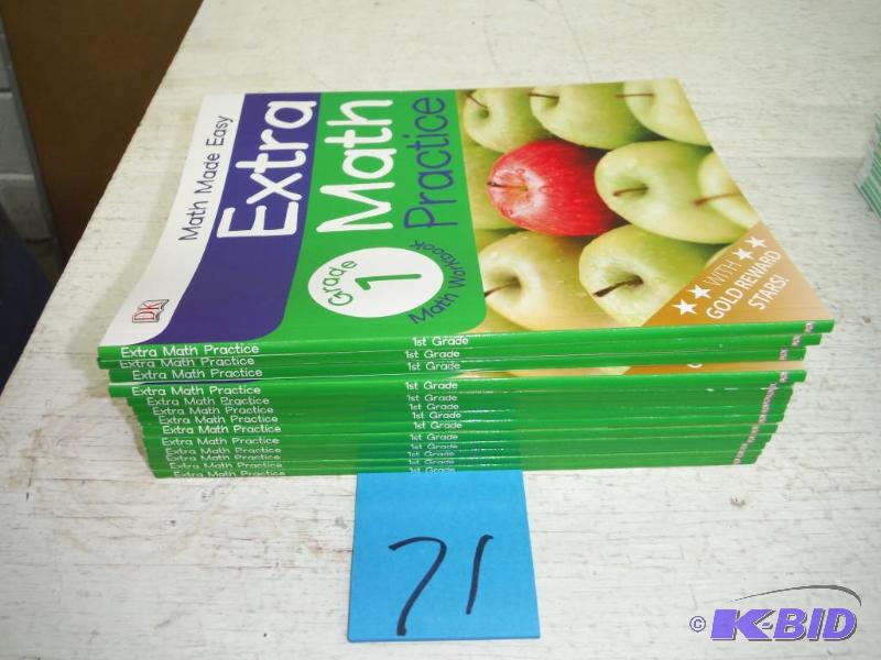 Lot of 15 Extra Math Practice First Grade (Math Made Easy)