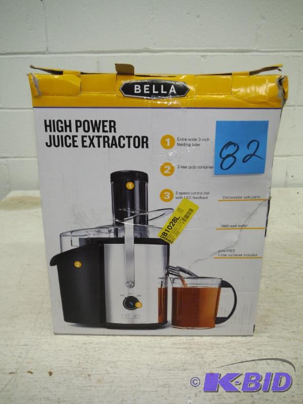 BELLA 13694 High Power Juice Extractor, Stainless Steel
