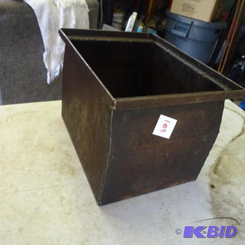 lot 108 image: 8 X 11 X 8 Metal Stacking Bin,Great For Bolts...