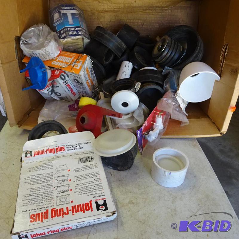 lot 116 image: Box of Misc Plumbing Supplies...