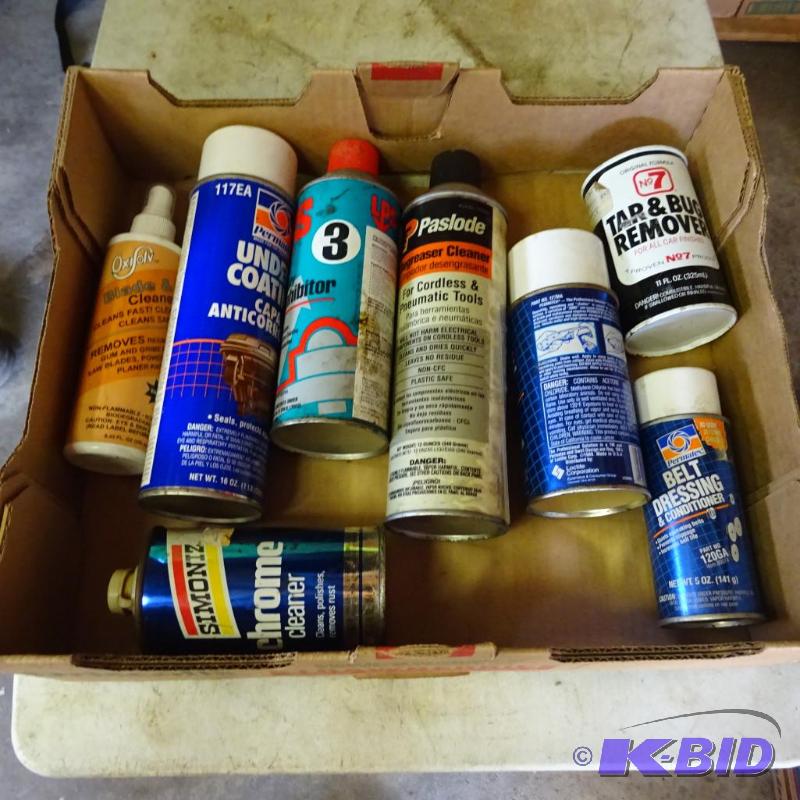 lot 122 image: Misc Automotive Chemicals...