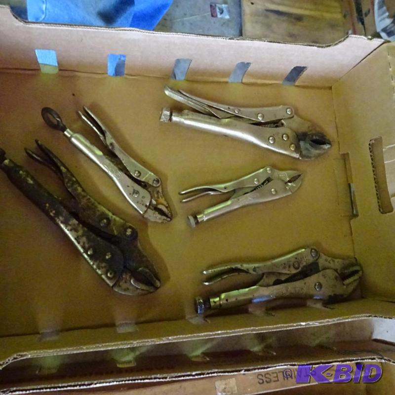 lot 144 image: 5 Vise Grips...
