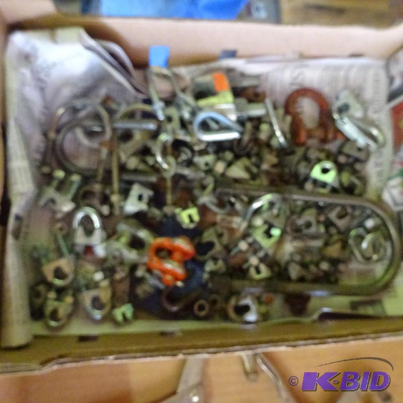 lot 146 image: Box of Misc cable Clamps...