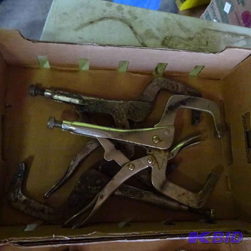 lot 160 image: 3 C Clamp Vise Grips...