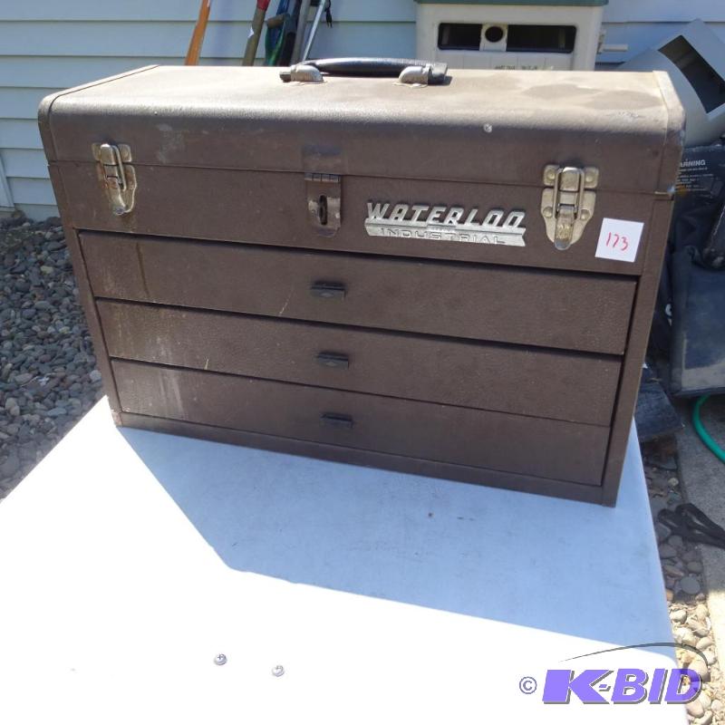 lot 173 image: Waterloo Industrial Tool Box 3 Drawer...