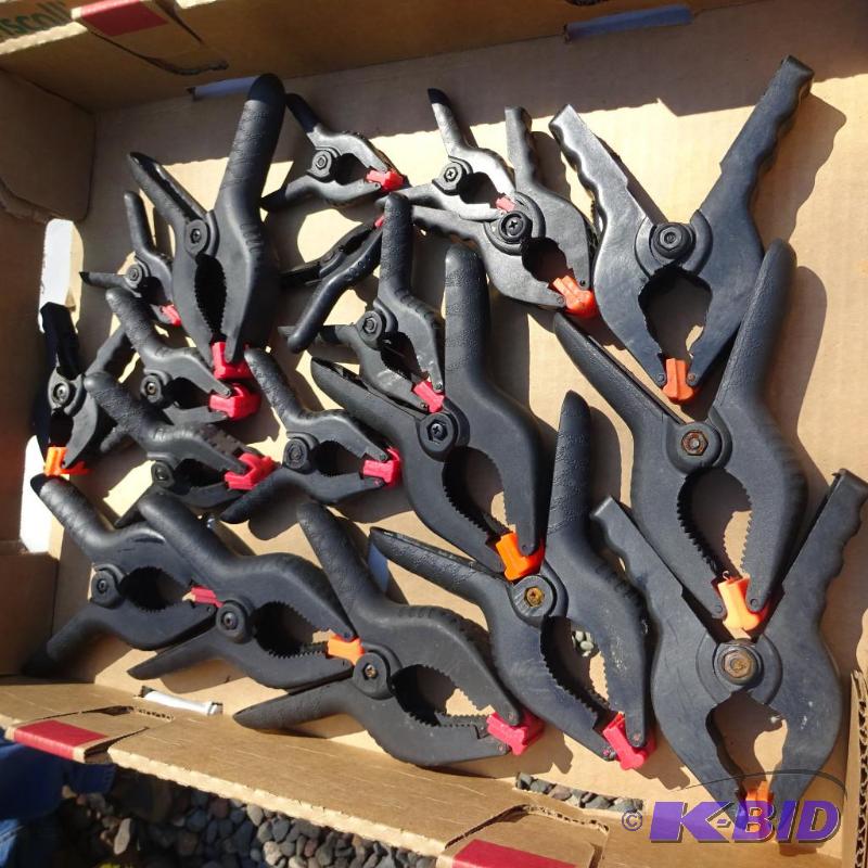 lot 198 image: Plastic Spring Clamps...