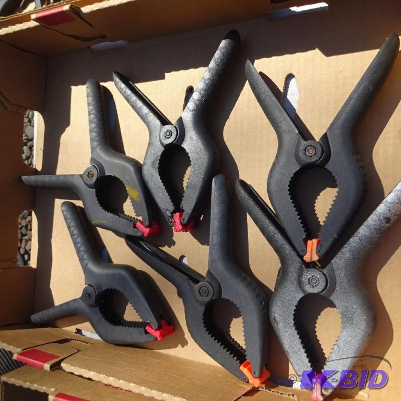 lot 199 image: Plastic Spring Clamps...