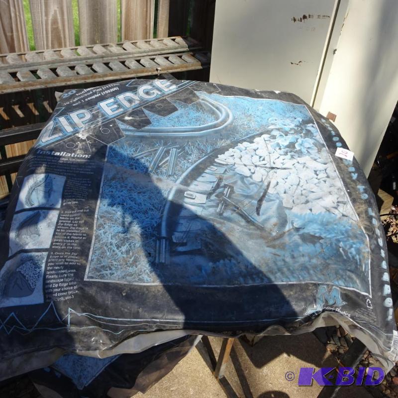 lot 20 image: Zip Edge Lawn Edging. 80 of Length...