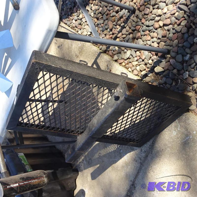 lot 53 image: Custom Made Receiver Hitch Rack 29 X 17 Also ...