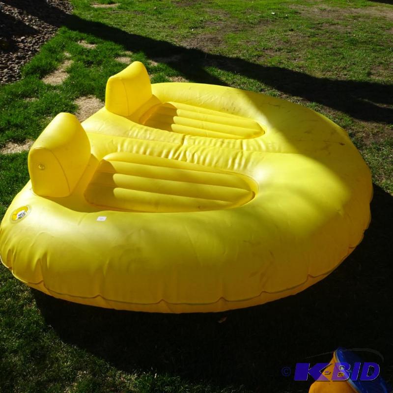 lot 6 image: 2 Person Water Float. Removable Bottom Cushio...