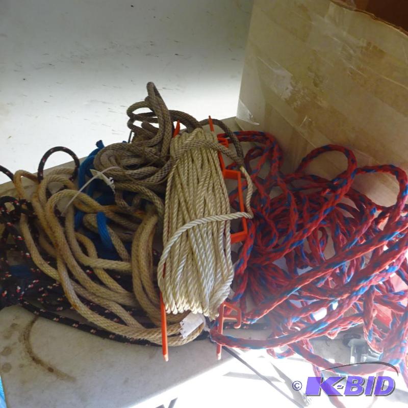 lot 77 image: Box of Misc Rope...