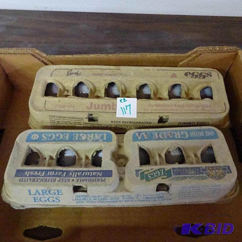 lot 117 image: Used Golf Balls Qty 24...