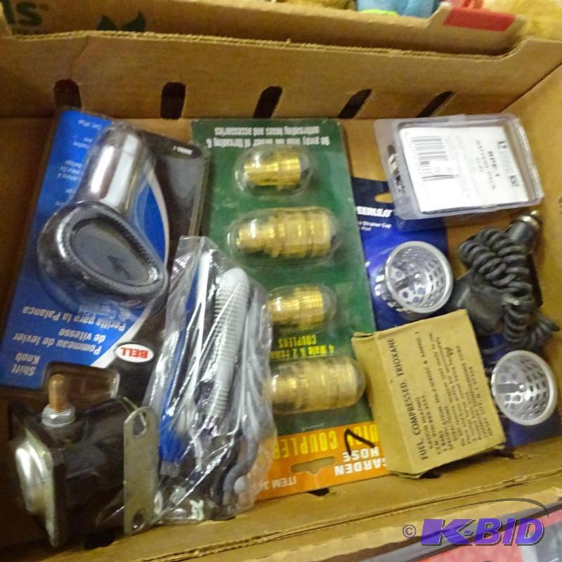 lot 119 image: Razors, Garden Hose Fittings, and More...