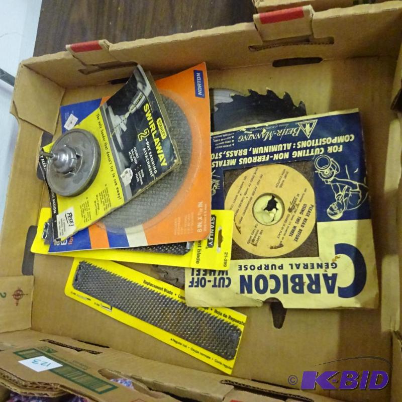 lot 125 image: Saw Blades, Rasp Blades, Cutting Blades...