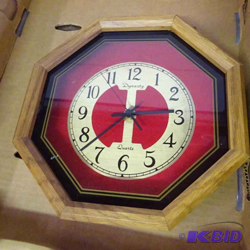 lot 131 image: Dynasty Quartz Wall Clock...