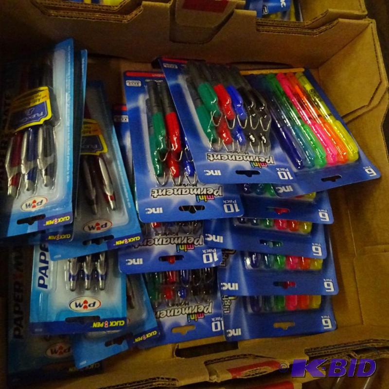 lot 165 image: Permanent Markers, Pens, High Lighters...