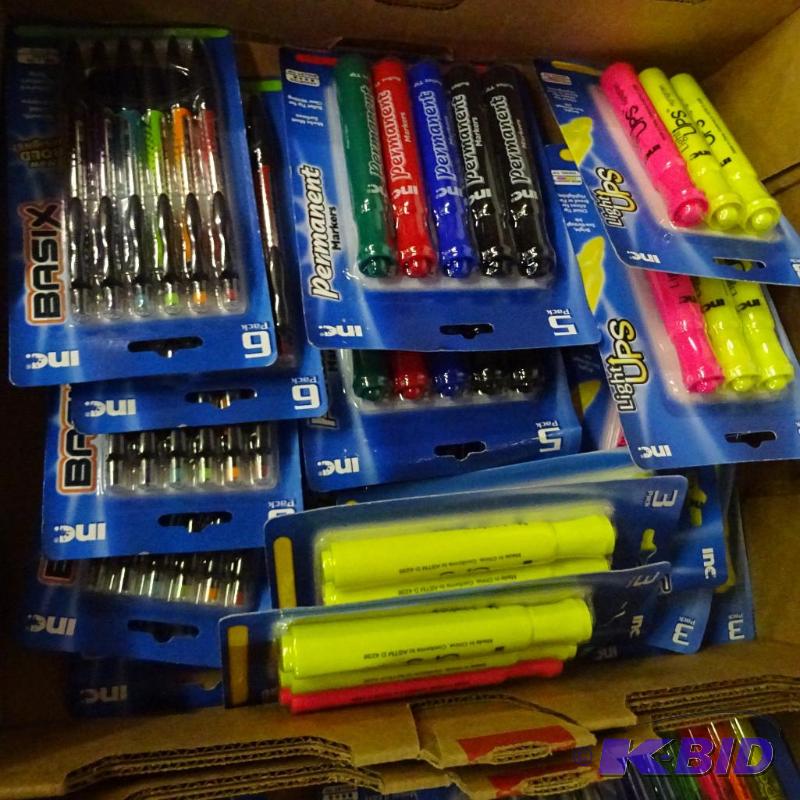 lot 166 image: Mechanical Pencils, Highlighters, Permanent M...