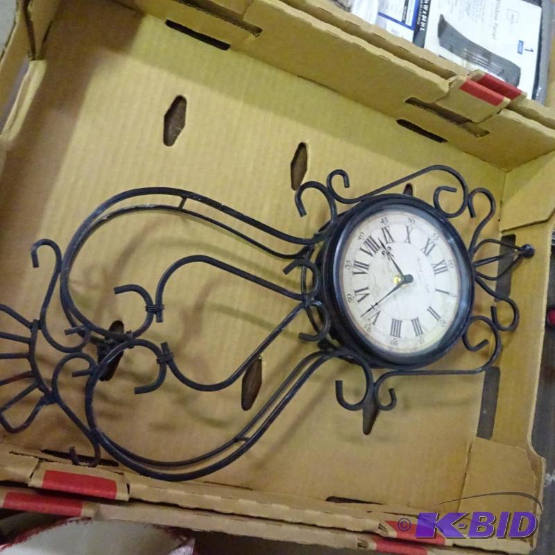 lot 169 image: Sterling and NobleWall Hanging Clock...