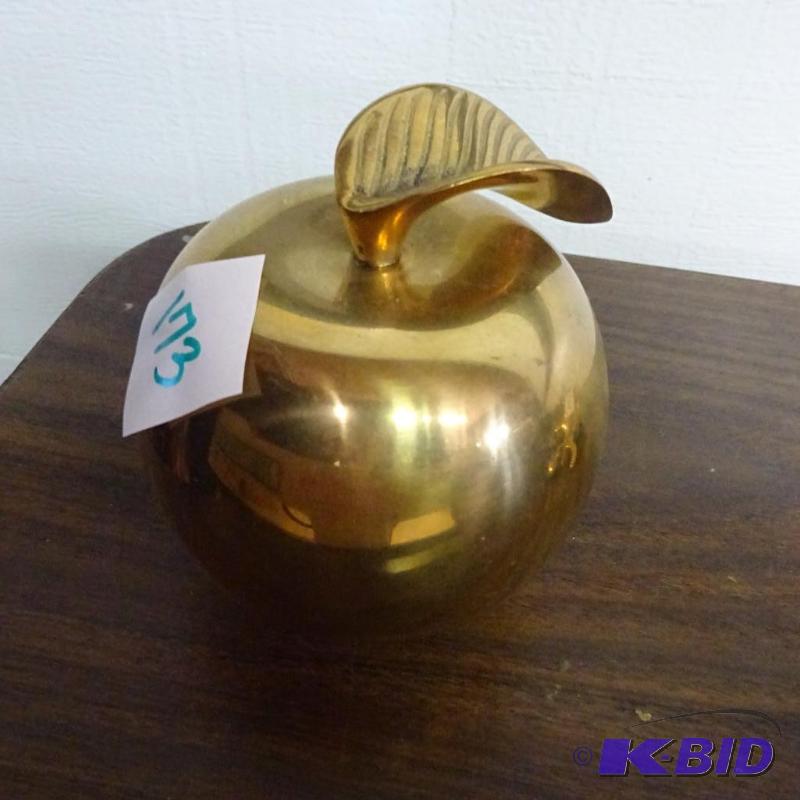 lot 173 image: Brass Apple...