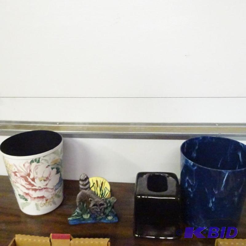 lot 198 image: FLower Pots and Waste Cans...