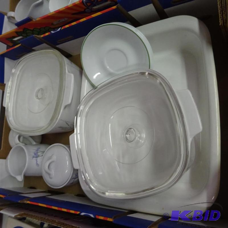 lot 205 image: Matching DIsh Set, 2 Boxes Full. To Much To L...