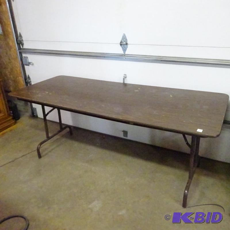 lot 214 image: 72 X 30 Folding Table...