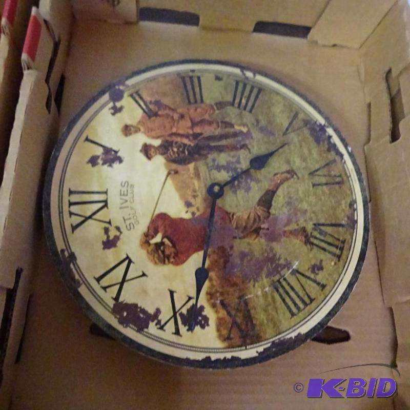 lot 36 image: St Ives Golf Club Battery Operated Clock...