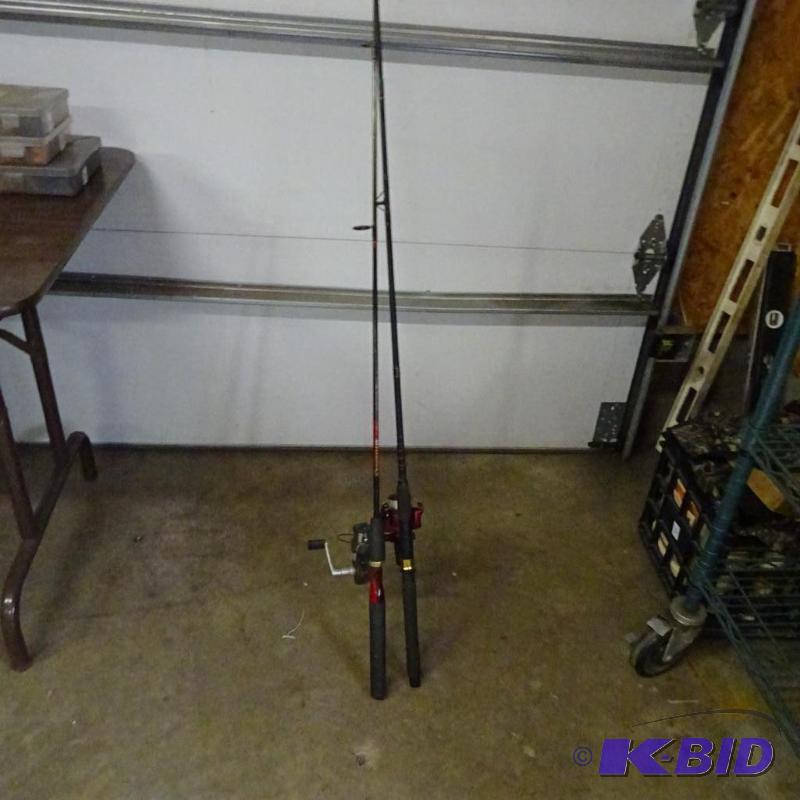 lot 72 image: Shakespeare and Quantum Lite Reels with Poles...