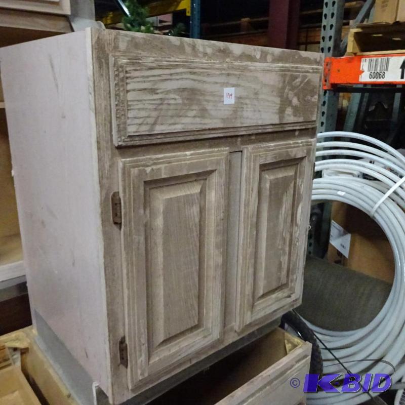 2 Door and 1 Drawer Cabinet 24 X 22 X 31 Dust...
